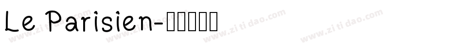 Le Parisien字体转换